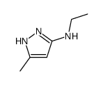 1H-Pyrazol-3-amine,N-ethyl-5-methyl-(9CI)结构式