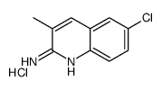 2-Amino-6-chloro-3-methylquinoline hydrochloride structure