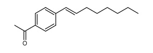 (E)-1-acetyl-4-(oct-1-enyl)benzene Structure