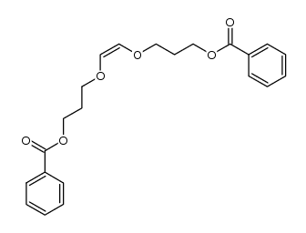 (Z)-(ethene-1,2-diylbis(oxy))bis(propane-3,1-diyl) dibenzoate Structure