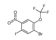 1-Bromo-5-iodo-4-nitro-2-(trifluoromethoxy)benzene picture