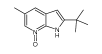 2-(1,1-dimethylethyl)-5-methyl-1H-pyrrolo[2,3-b]pyridine 7-oxide Structure