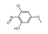 5-chloro-6-nitroso-3-methoxy-phenol Structure