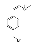 2-[4-(bromomethyl)phenyl]ethenyl-dimethylsilane Structure