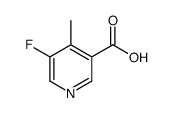 5-fluoro-4-Methylpyridine-3-carboxylic acid结构式