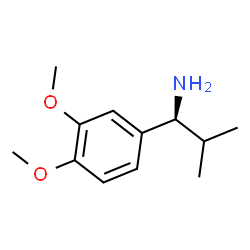 (1S)-1-(3,4-DIMETHOXYPHENYL)-2-METHYLPROPYLAMINE结构式
