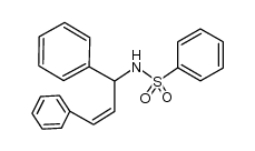 cis-N-(1,3-diphenylallyl)benzenesulfonamide结构式