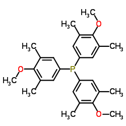 Tris(4-methoxy-3,5-dimethylphenyl)phosphine Structure