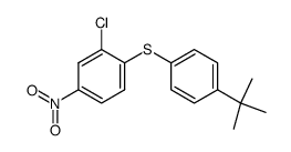 1-(4-tert-butyl-phenylsulfanyl)-2-chloro-4-nitro-benzene结构式