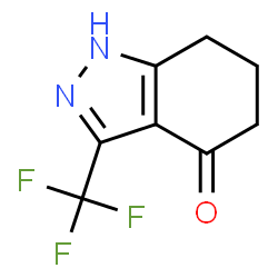 3-TRIFLUOROMETHYL-1,5,6,7-TETRAHYDRO-INDAZOL-4-ONE Structure