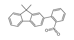 9,9-dimethyl-2-(2-nitrophenyl)-9H-fluorene Structure