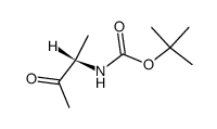 叔丁基(S)-(3-氧代丁烷-2-基)氨基甲酸酯结构式