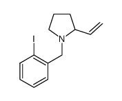 N-(o-iodobenzyl)-2-vinylpyrrolidine Structure