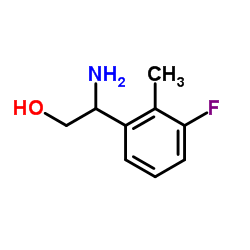 2-Amino-2-(3-fluoro-2-methylphenyl)ethanol结构式
