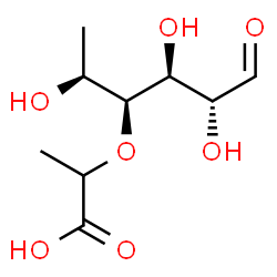 4-O-(1-carboxyethyl)rhamnose结构式