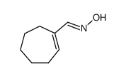 cyclohept-1-ene-1-carbaldehyde oxime Structure