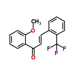 2-Trifluoromethyl-2'-methoxychalcone Structure