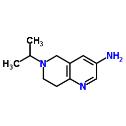 6-Isopropyl-5,6,7,8-tetrahydro-1,6-naphthyridin-3-amine Structure