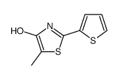 2-(2-Thienyl)-4-hydroxy-5-methylthiazole结构式