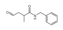 N-benzyl-2-methyl-4-oxobutanamide结构式