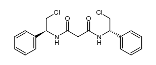 N1,N3-bis((S)-2-chloro-1-phenylethyl)malonamide Structure