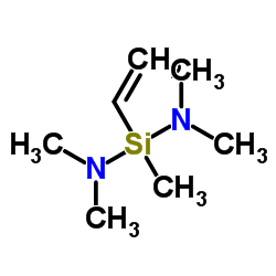 N,N,N',N',1-Pentamethyl-1-vinylsilanediamine structure