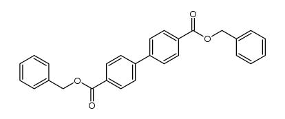 dibenzyl [1,1'-biphenyl]-4,4'-dicarboxylate结构式