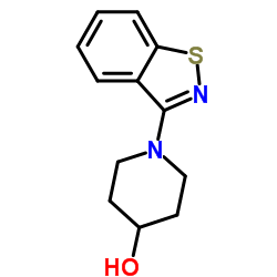 1-Benzo[d]isothiazol-3-yl-piperidin-4-ol结构式