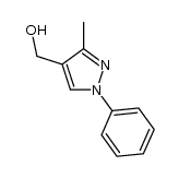 (3-methyl-1-phenyl-1H-pyrazol-4-yl)methanol结构式