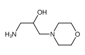 1-Amino-3-morpholin-4-yl-propan-2-ol Structure