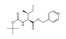 picolyl N-Boc-L-isoleucinate Structure