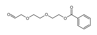 2-(2-(2-oxoethoxy)ethoxy)ethyl benzoate Structure