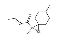 2,6-dimethyl-1-oxa-spiro[2.5]octane-2-carboxylic acid ethyl ester结构式