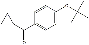 (4-(TERT-BUTOXY)PHENYL)(CYCLOPROPYL)METHANONE Structure