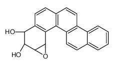 R-9,T-10-DIHYDROXY-T-11,12-OXY-9,10,11,12-TETRAHYDROBENZO[C]CHRYSENE结构式