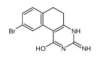 3-amino-9-bromo-5,6-dihydro-4H-benzo[f]quinazolin-1-one Structure