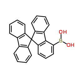 9,9'-Spirobi[9H-fluoren]-4-ylboronic acid Structure