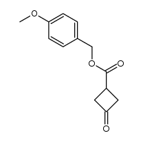 4-methoxybenzyl 3-oxocyclobutanecarboxylate Structure