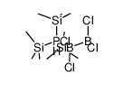 tris(trimethylsilyl)phosphane-tetrachlorodiborane(4)结构式