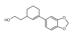 1-[3,4-(Methylenedioxy)phenyl]-3-(2-hydroxyethyl)cyclohex-1-ene结构式