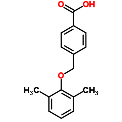 4-(2,6-DIMETHYL-PHENOXYMETHYL)-BENZOIC ACID Structure