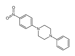1-(4-nitrophenyl)-4-phenylpiperazine Structure