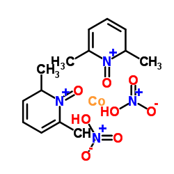 Cobalt,bis(2,6-dimethylpyridine 1-oxide-O)bis(nitrato-O)-, (T-4)- (9CI)结构式