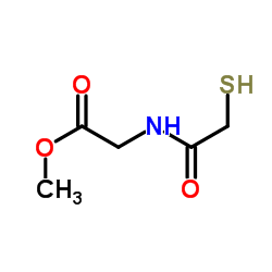 Glycine, N-(mercaptoacetyl)-, methyl ester (9CI)结构式