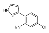 5-chloro-2-(1H-pyrazol-5-yl)aniline Structure