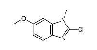 1H-Benzimidazole,2-chloro-6-methoxy-1-methyl-(9CI) structure