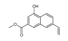 Methyl 4-hydroxy-7-vinyl-2-naphthoate Structure