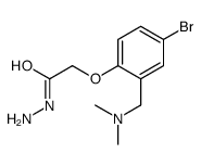 2-[4-bromo-2-[(dimethylamino)methyl]phenoxy]acetohydrazide结构式
