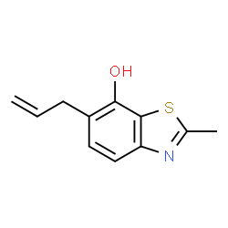7-Benzothiazolol,2-methyl-6-(2-propenyl)-(9CI)结构式
