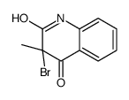 3-bromo-3-methyl-1H-quinoline-2,4-dione结构式